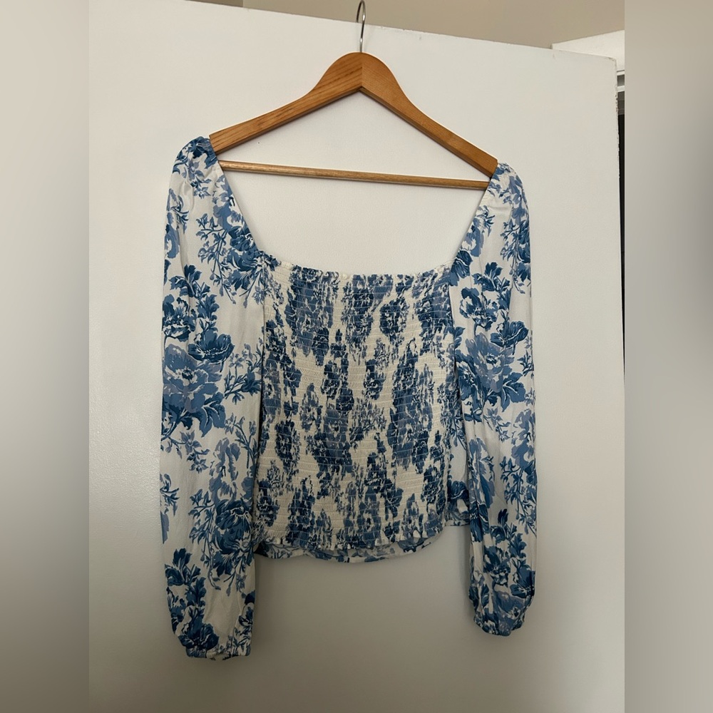 Reformation Reign Top in Olympia Print - Size 8 - Picture 6 of 12